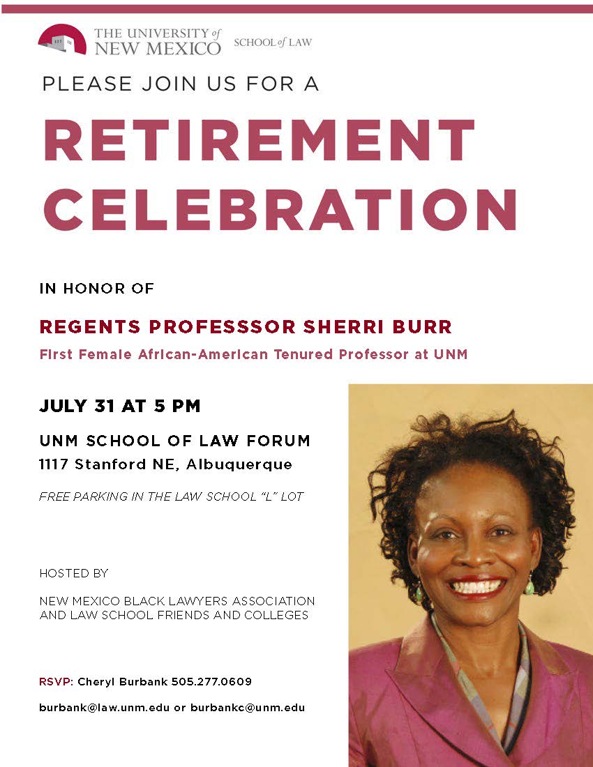 sherri burr retirement celebration